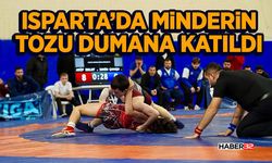 Isparta’da Minderin Tozu Dumana Katıldı