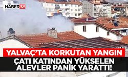 Çatı Katından Yükselen Alevler Panik Yarattı!