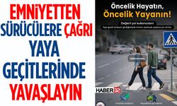 Isparta Emniyetinden Sürücülere “Yaya Önceliği” Uyarısı