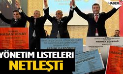 Heyecan Doruklarda! Yönetim Listeleri Belli Oldu