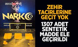 Zehir Tacirlerine Geçit Yok! - 1307 Adet Sentetik Madde Ele Geçirildi