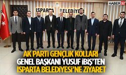 AK Parti Gençlik Kolları Genel Başkanı Yusuf İbiş’ten Isparta Belediyesi’ne ziyaret