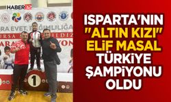Isparta’nın "Altın Kızı" Elif Masal! Türkiye Şampiyonu Oldu!