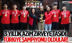 3 Yıllık Azim Zirveye Taşıdı: Türkiye Şampiyonu Oldular!