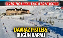 Isparta’da Kayak Keyfi Ara Veriyor: Davraz Pistleri Bugün Kapalı