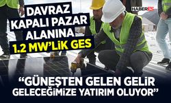 Davraz Kapalı Pazar Alanına 1.2 MW’lik GES