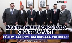 Isparta Heyeti Ankara’da Çıkartma Yaptı