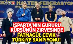 Isparta’nın Gururu Kürsünün Zirvesinde