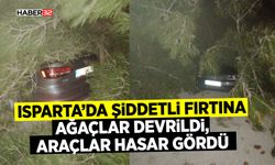 Ağaçlar Devrildi, Araçlar Hasar Gördü
