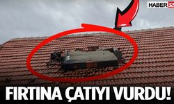 Yedişehitler Mahallesi'nde Fırtına Çatıyı Vurdu!