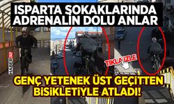 Genç Yetenek Üst Geçitten Bisikletiyle Atladı!