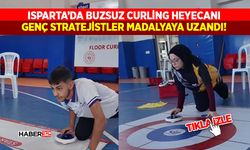 Isparta’da Buzsuz Curling Heyecanı