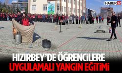 Hızırbey’de Öğrencilere Uygulamalı Yangın Eğitimi