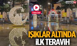 Isparta’da Ramazan Böyle Başladı! Işıklar Altında İlk Teravih
