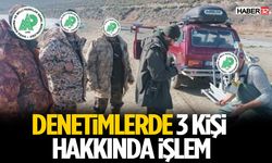 Denetimlerde 3 Kişi Hakkında İşlem