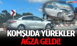 Komşuda Yürekler Ağza Geldi! Çarparak Durabildi