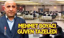 Mehmet Boyacı Güven Tazeledi