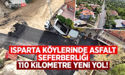 Isparta Köylerinde Asfalt Seferberliği