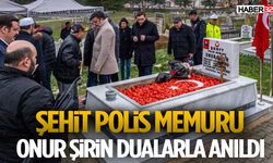 Şehit Polis Memuru Onur Şirin Dualarla Anıldı