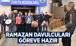 Ramazan davulcuları göreve hazır