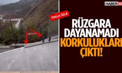 Rüzgara Dayanamadı Korkulukları Çıktı!