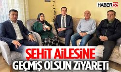 Gelendost’ta Şehit Ailesine Geçmiş Olsun Ziyareti