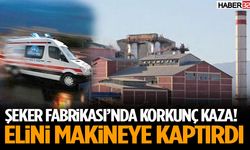 Komşu’da Korkunç Kaza! Elini Makineye Kaptırdı