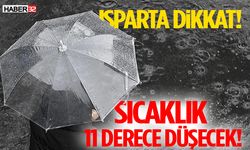 Sıcaklık 11 Derece Düşecek! Isparta Dikkat