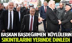 Başkan Başdeğirmen Aksu’da Köylülerle Buluştu