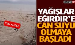 Şubat Yağışları Eğirdir Gölü’ne Can Suyu Sağlıyor