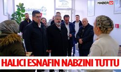 Halıcı Esnafın Nabzını Tuttu