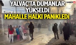 Yalvaç’ta Dumanlar Yükseldi Mahalle Halkı Panikledi