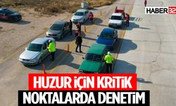Isparta’da Kritik Kavşaklarda Huzur ve Güven Denetimi