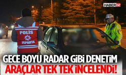 Isparta’da Gece Boyu Radar Gibi Denetim! Araçlar Tek Tek İncelendi