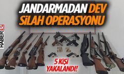 Ruhsatsız Silah Operasyonu: 5 Şahıs Gözaltına Alındı