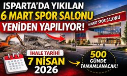 6 Mart Spor Salonu Yeniden Yapılıyor..