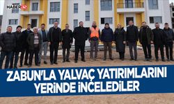 Zabun'la Yalvaç yatırımlarını yerinde incelediler
