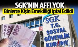 Binlerce Kişin Emekliliği İptal Edildi