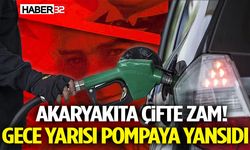 Akaryakıta Çifte Zam! Gece Yarısı Pompaya Yansıdı