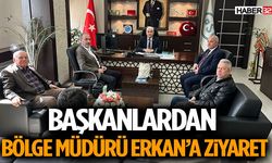 Başkanlardan Bölge Müdürü Erkan’a Ziyaret