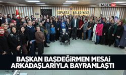 Başkan Başdeğirmen mesai arkadaşlarıyla bayramlaştı