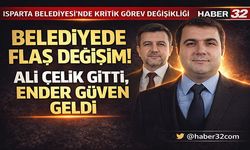 Isparta Belediyesi’nde Başkan Yardımcısı Değişti!