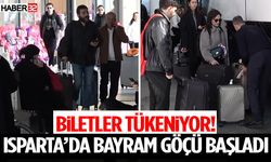 Biletler Tükeniyor! Isparta’da Bayram Göçü Başladı