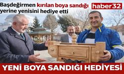 Başkan Başdeğirmen, kırılan boya sandığı yerine yenisi isteyen boyacıyı kırmadı