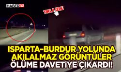 Isparta–Burdur Yolunda Akılalmaz Görüntüler