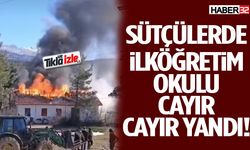 Sütçülerde İlköğretim Okulu Cayır Cayır Yandı!