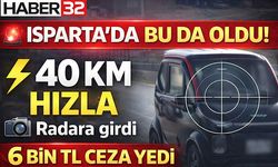 40 Km Hızla Radara Girdi, 6 Bin Tl Ceza Yedi