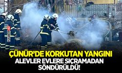 Çünür’de Korkutan Yangını