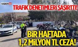 Trafik Denetimleri Şaşırttı: Bir Haftada 1,2 Milyon TL Ceza!