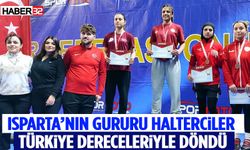 Isparta’nın Gururu Halterciler Türkiye Dereceleriyle Döndü